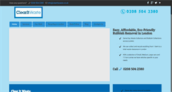 Desktop Screenshot of clearitwaste.co.uk